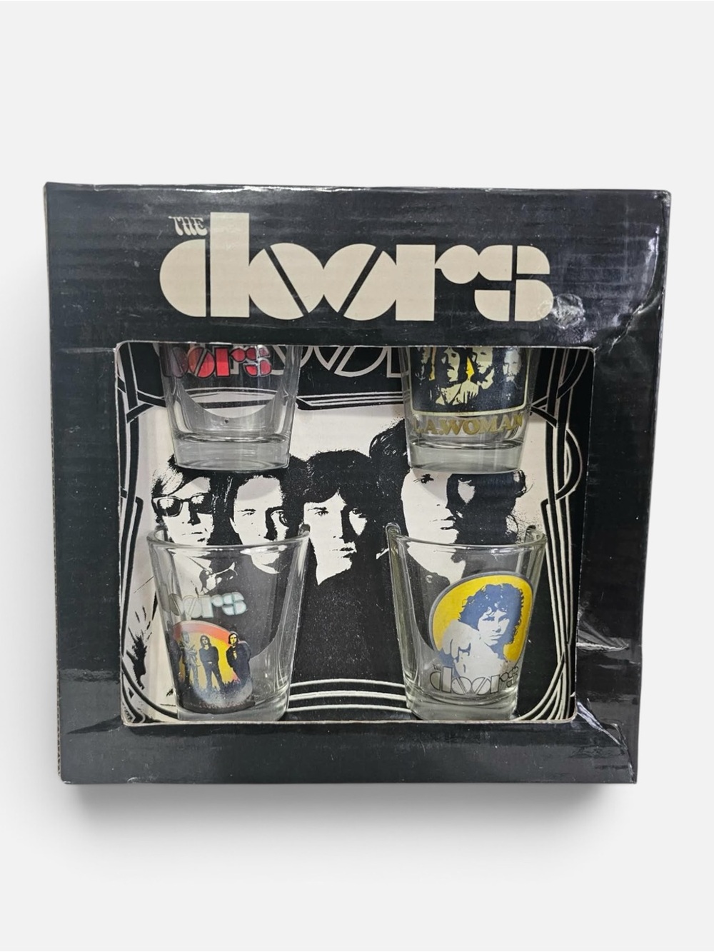 The Doors Shot Glasses Set Of 4 Bravado Barware New 2011